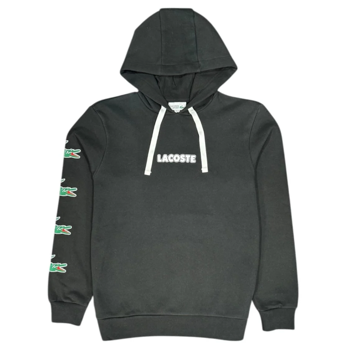 Lacoste Sport Crocodile Hoodie (Black) SH7221