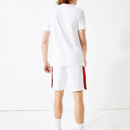 Lacoste Sport Stylized Logo Print T Shirt (White) TH0851 - Image 3