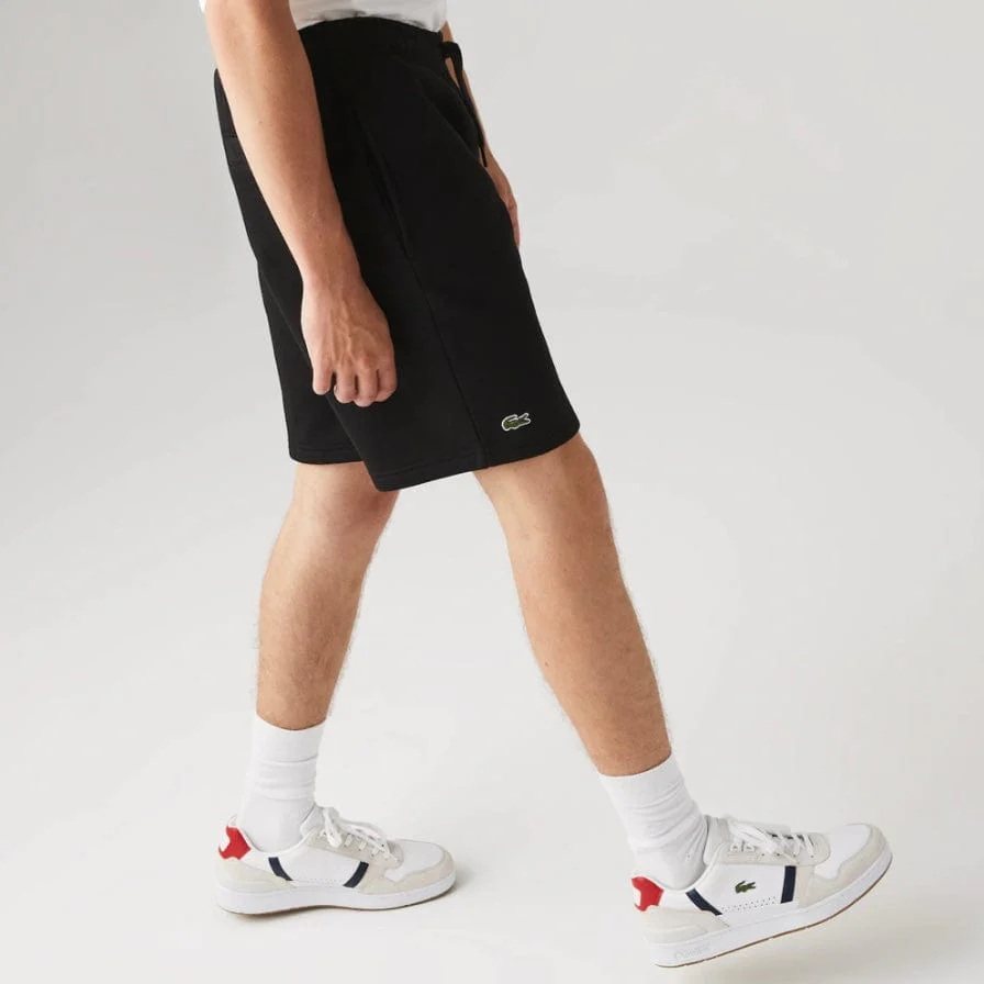 Lacoste Sport Tennis Fleece Shorts (Black) GH2136 - Image 3