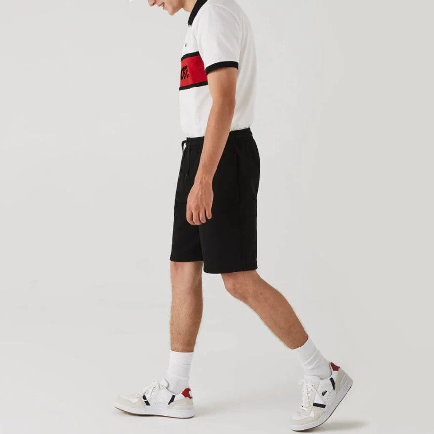Lacoste Sport Tennis Fleece Shorts (Black) GH2136 - Image 4