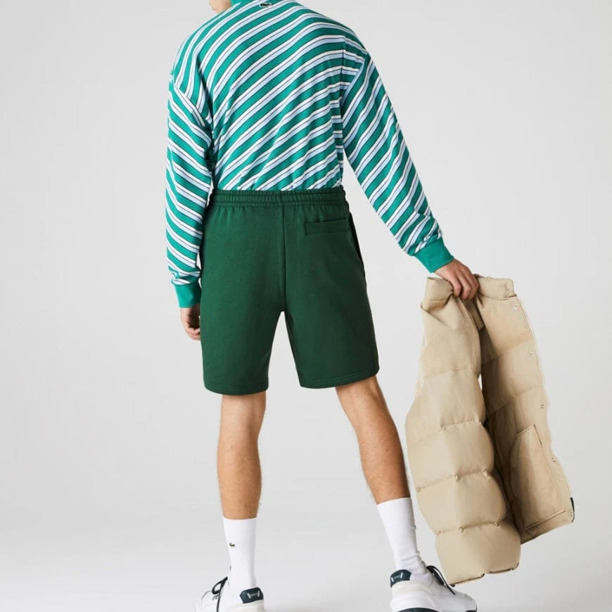 Lacoste Sport Tennis Fleece Shorts (Green) GH2136 - Image 4