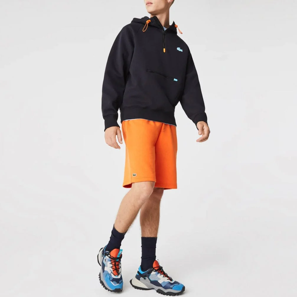 Lacoste Sport Tennis Fleece Shorts (Orange) GH2136 - Image 3