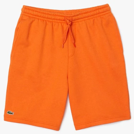 Lacoste Sport Tennis Fleece Shorts (Orange) GH2136 - Image 7