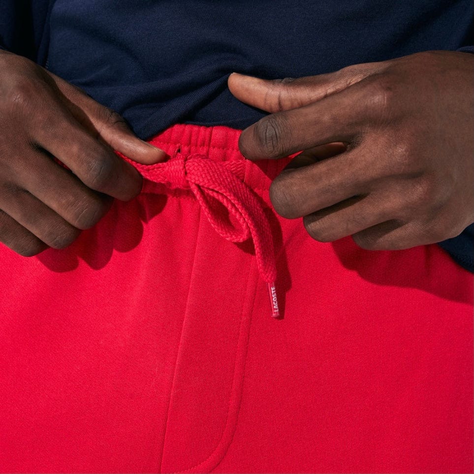Lacoste Sport Tennis Fleece Shorts (Red) GH2136 - Image 4