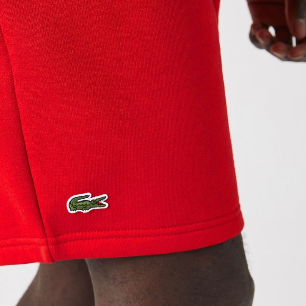 Lacoste Sport Tennis Fleece Shorts (Red) GH2136 - Image 5