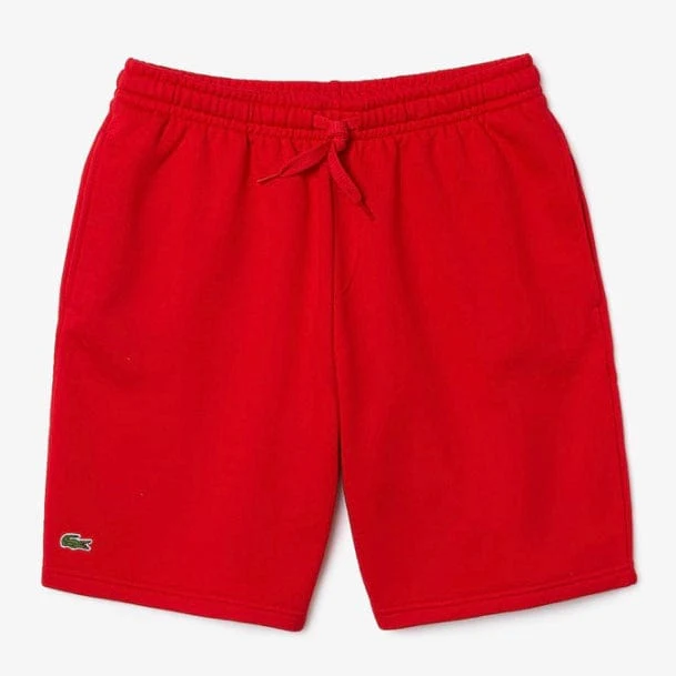 Lacoste Sport Tennis Fleece Shorts (Red) GH2136 - Image 7