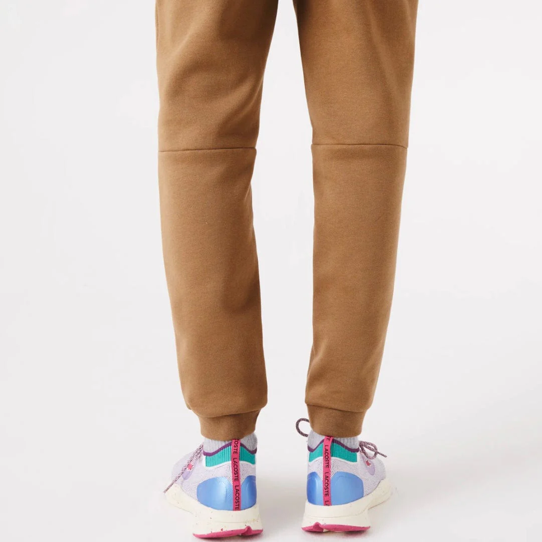 Lacoste Tapered Fit Fleece Trackpants (Brown) XH2529-51 - Image 5
