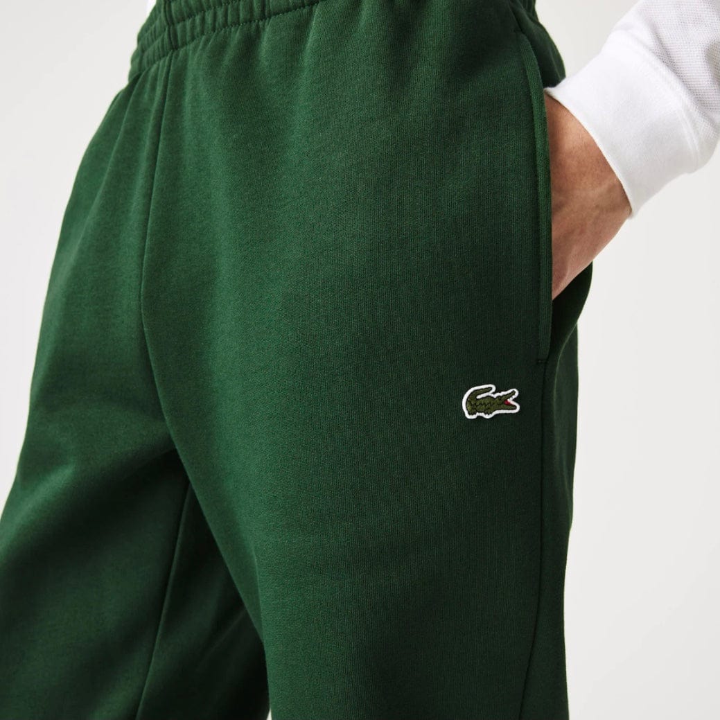Lacoste Tapered Fit Fleece Trackpants (Green) XH2529-51 - Image 5