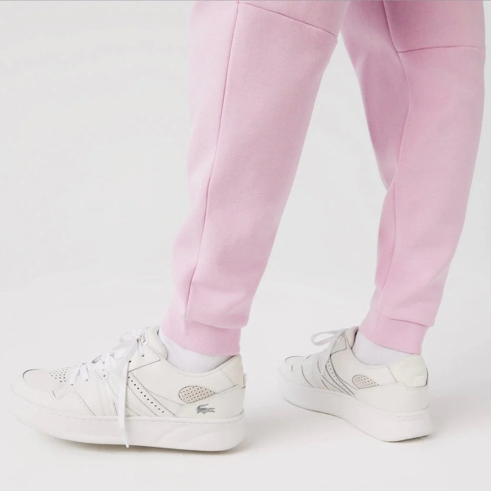 Lacoste Tapered Fit Fleece Trackpants (Pink) XH2529-51 - Image 7
