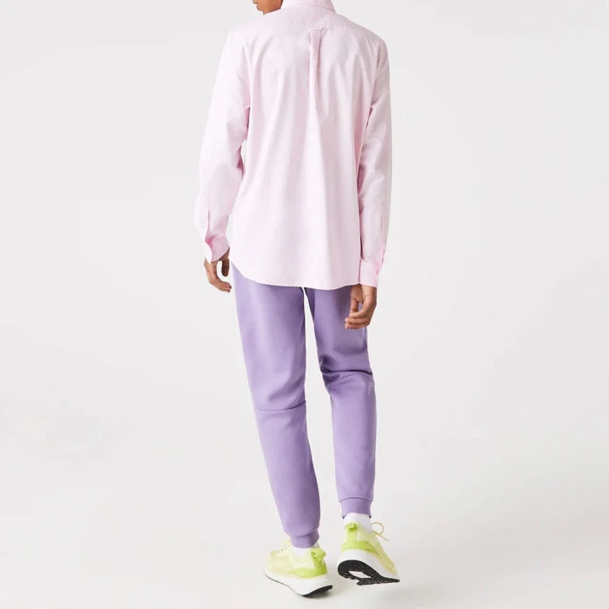 Lacoste Tapered Fit Fleece Trackpants (Purple) XH2529-51 - Image 4