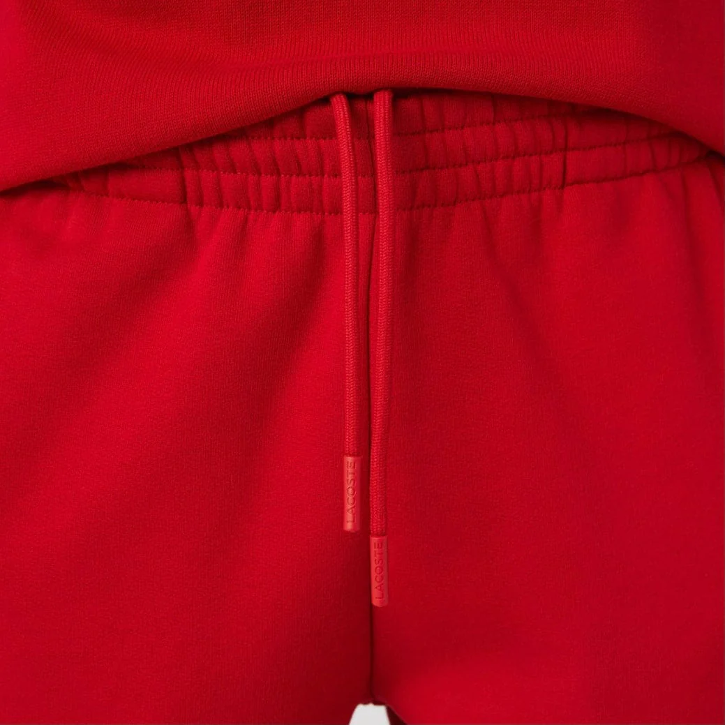 Lacoste Tapered Fit Fleece Trackpants (Red) XH2529-51 - Image 6