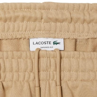Lacoste Tapered Leg Sweatpants (Beige) XH9833-51 - Image 6