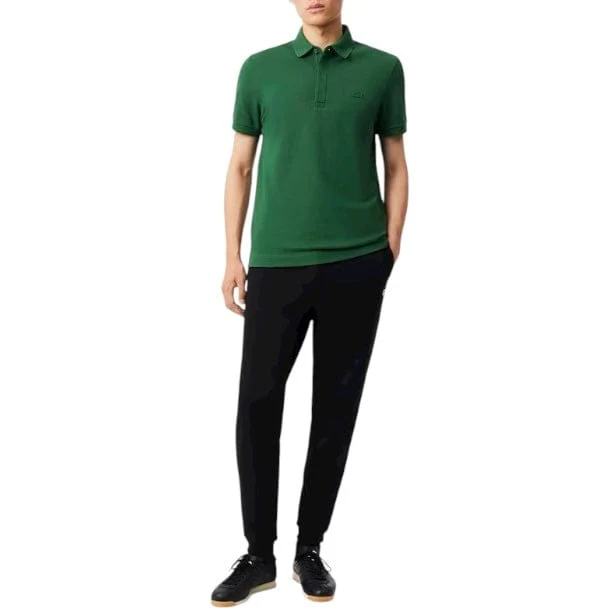 Lacoste Tapered Leg Sweatpants (Black) XH9833-51 - Image 2