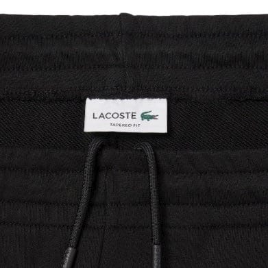 Lacoste Tapered Leg Sweatpants (Black) XH9833-51 - Image 6