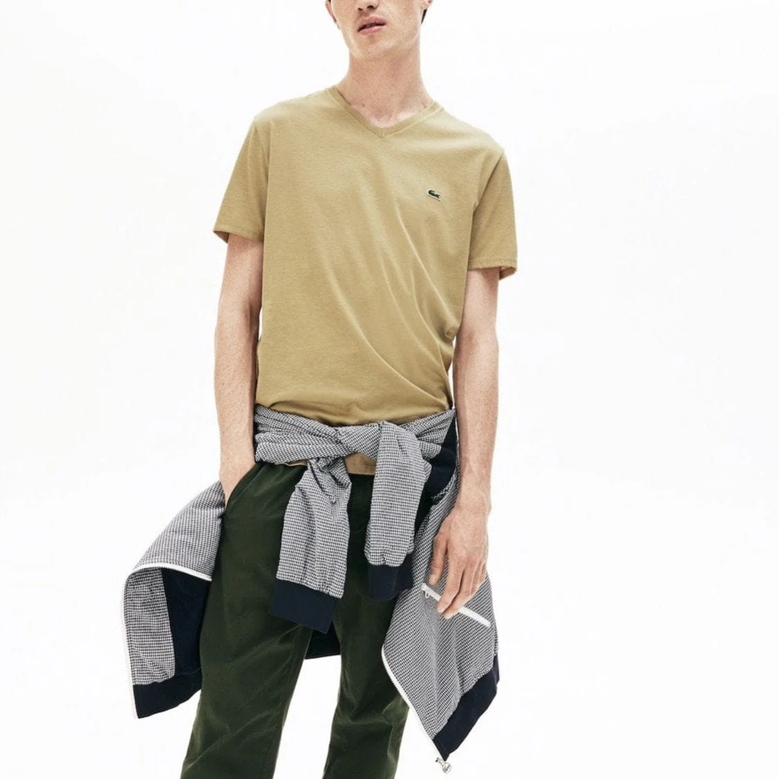 Lacoste Tee (Beige) TH6710 - Image 2