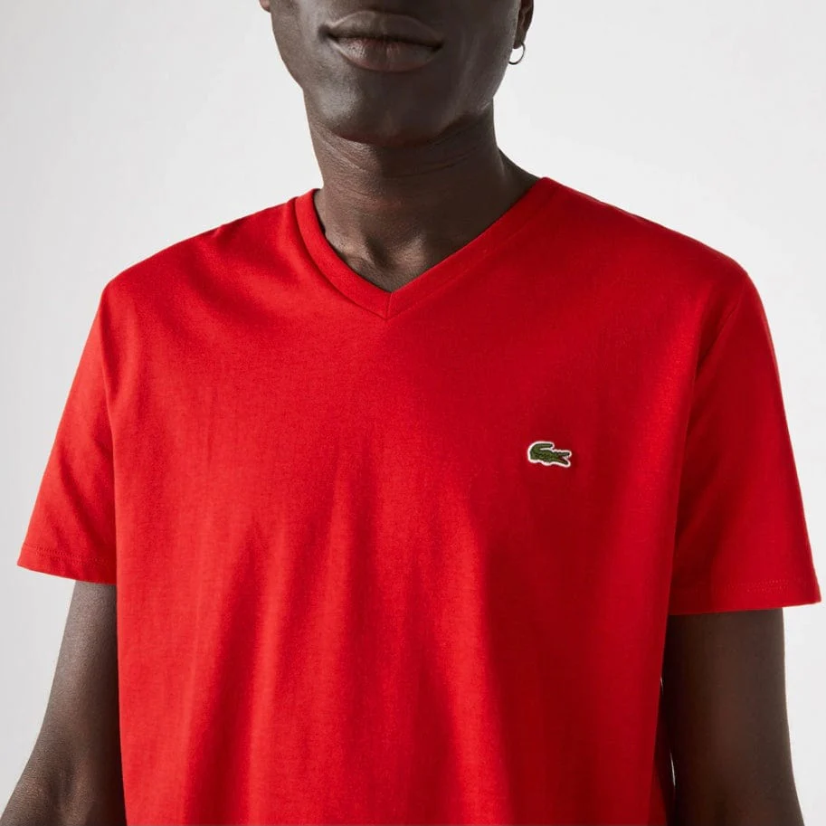 Lacoste Tee (Red) TH6710 - Image 2