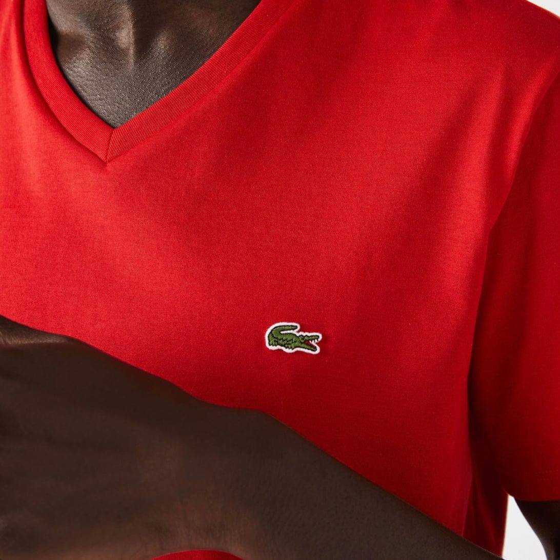 Lacoste Tee (Red) TH6710 - Image 3