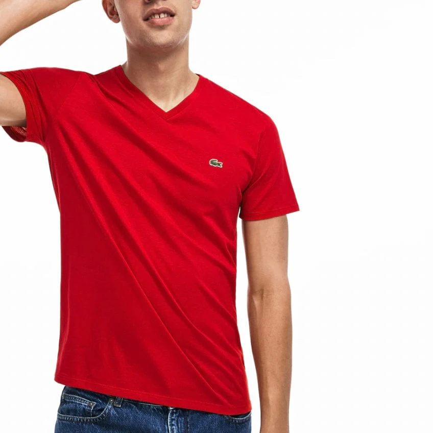 Lacoste Tee (Red) TH6710 - Image 5