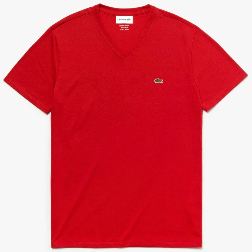 Lacoste Tee (Red) TH6710 - Image 6