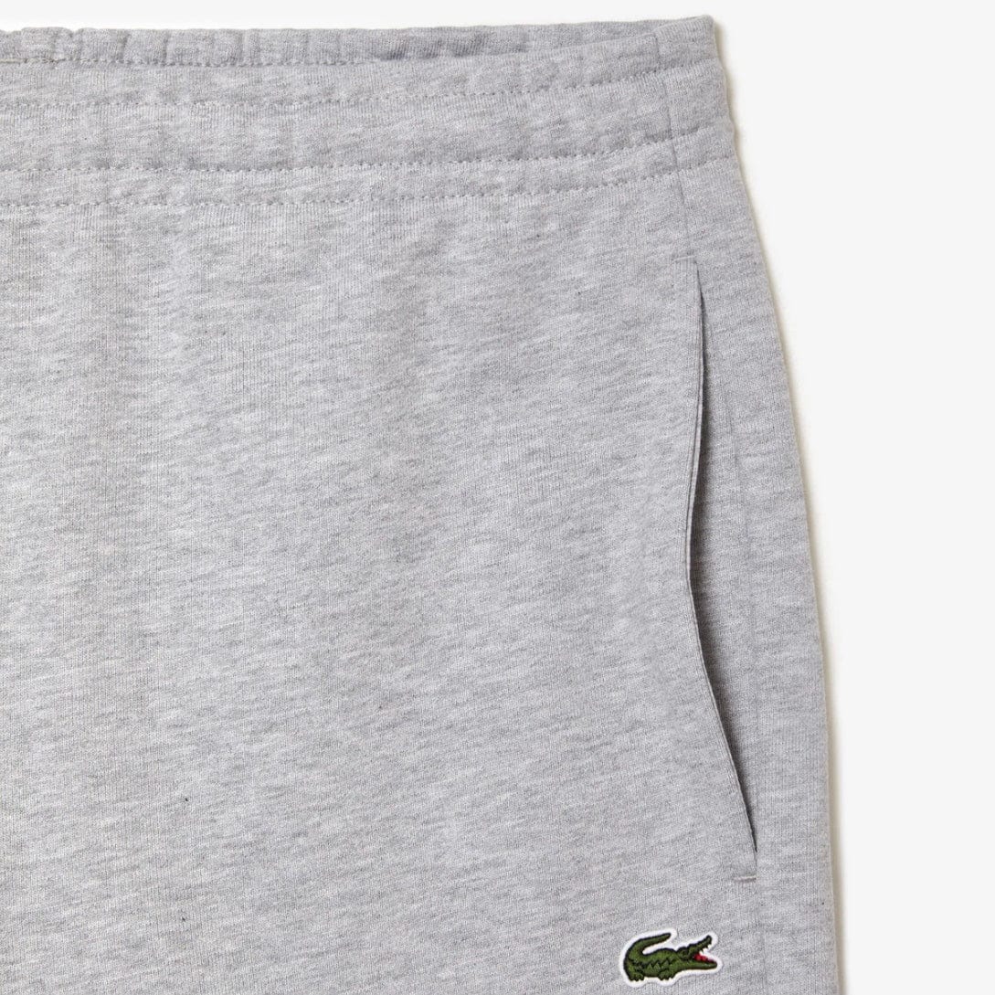 Lacoste Unbrushed Cotton Fleece Short (Grey Chine) GH5086-51 - Image 2