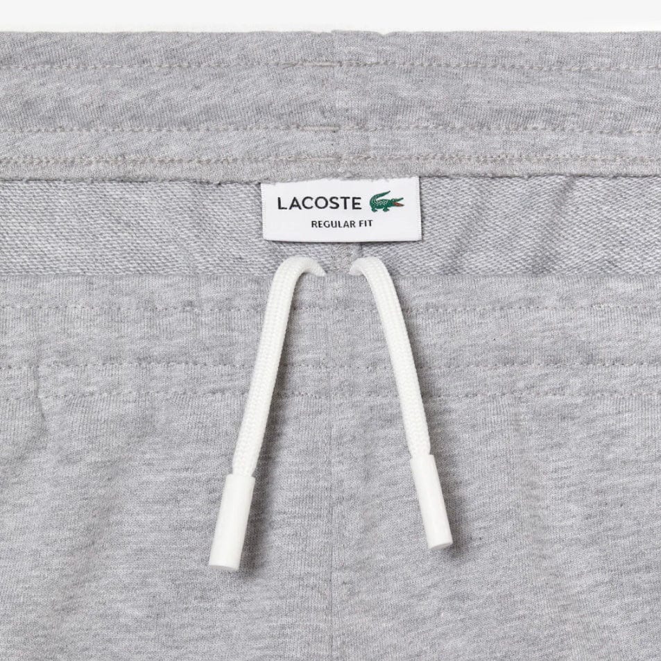 Lacoste Unbrushed Cotton Fleece Short (Grey Chine) GH5086-51 - Image 3
