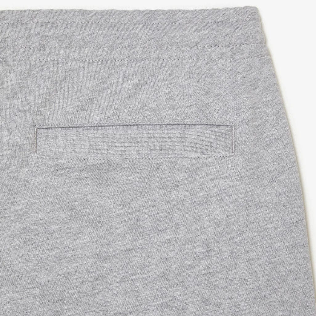 Lacoste Unbrushed Cotton Fleece Short (Grey Chine) GH5086-51 - Image 4