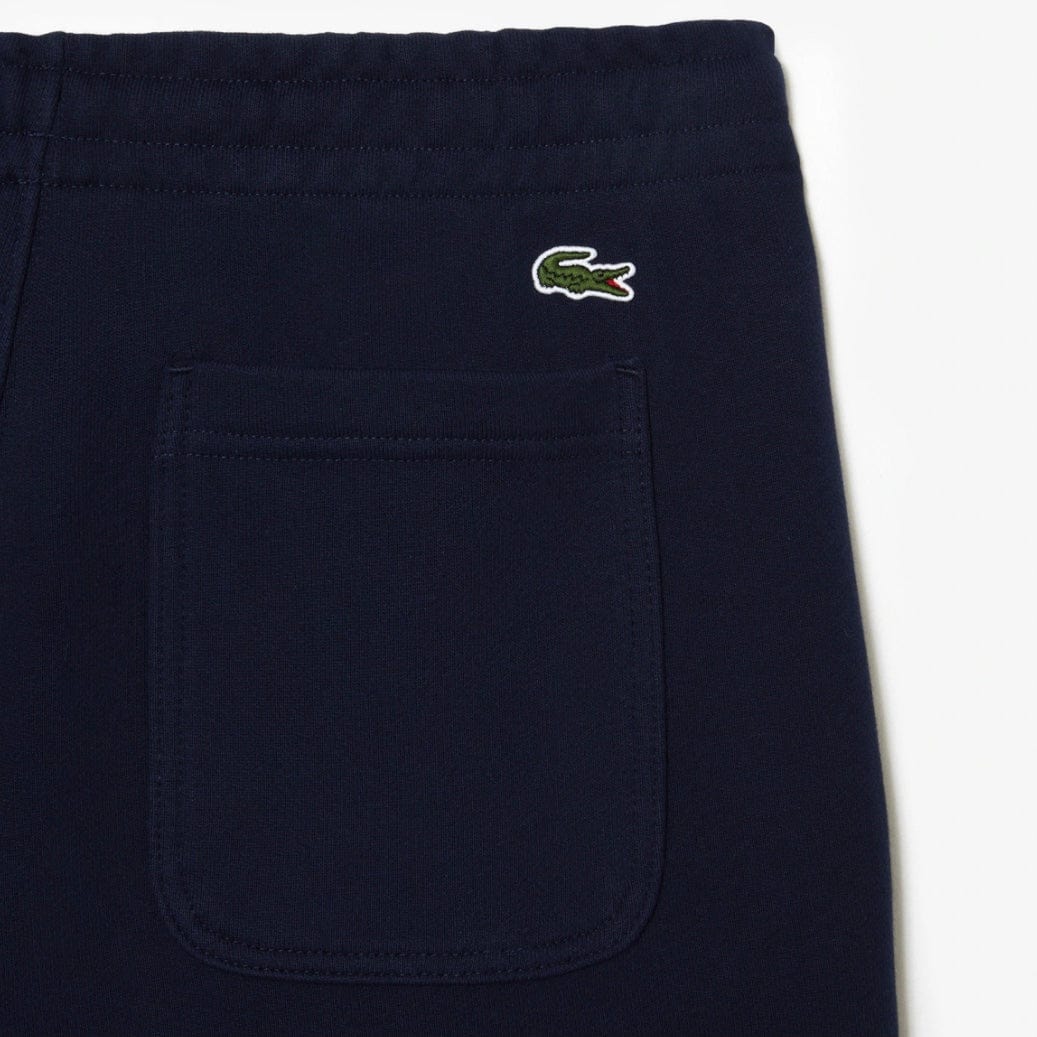 Lacoste Unbrushed Organic Cotton Fleece Short (Navy Blue) GH5582-51 - Image 3