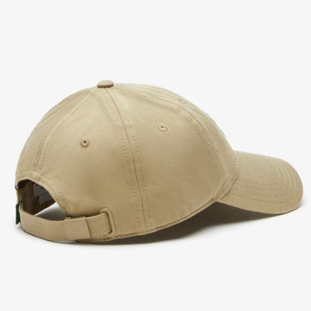 Lacoste Unisex Adjustable Organic Cotton Twill Cap (Beige) RK9871-51 - Image 2