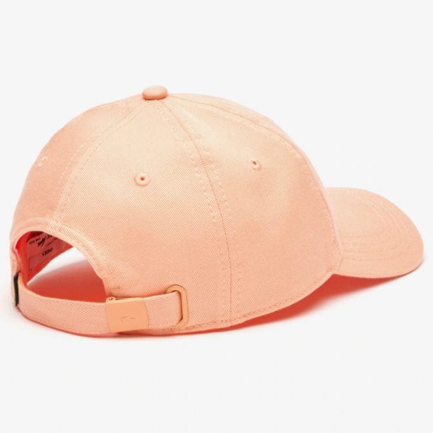Lacoste Unisex Adjustable Organic Cotton Twill Cap (Light Orange) RK9871-51 - Image 2