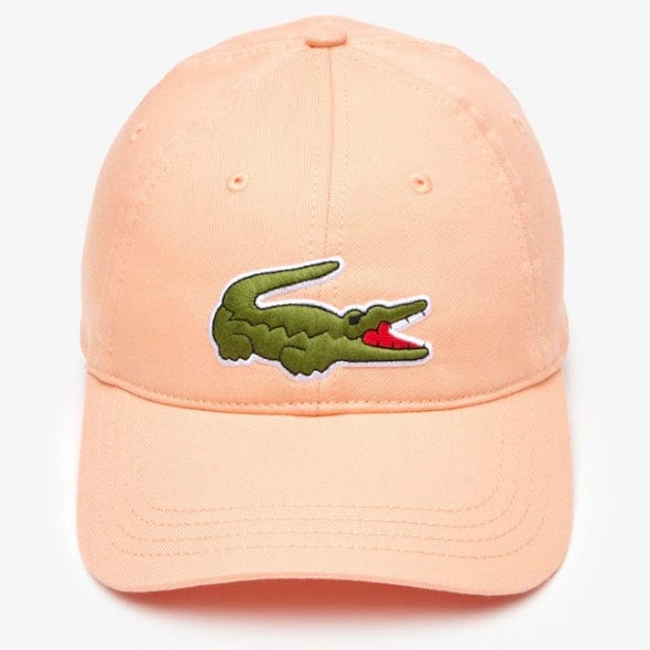 Lacoste Unisex Adjustable Organic Cotton Twill Cap (Light Orange) RK9871-51 - Image 3