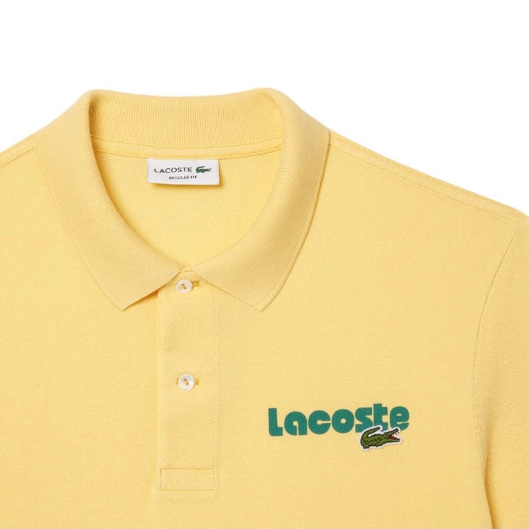 Lacoste Washed Effect Cotton Pique Polo (Cornsilk Yellow) PH7426-51 - Image 2