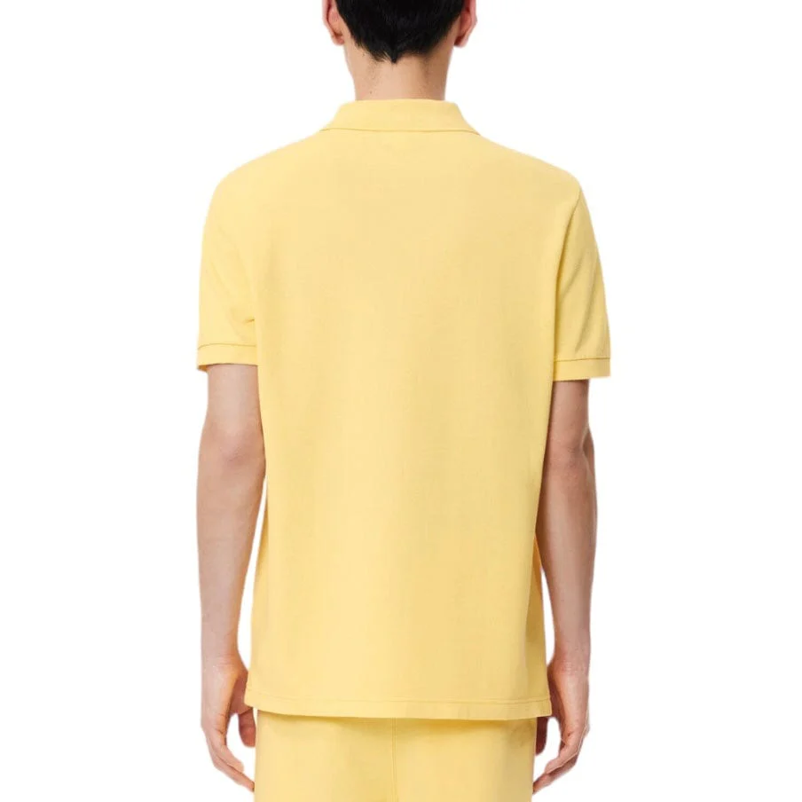Lacoste Washed Effect Cotton Pique Polo (Cornsilk Yellow) PH7426-51 - Image 4
