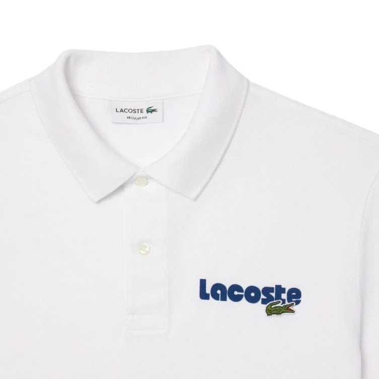 Lacoste Washed Effect Cotton Pique Polo (White) PH7426-51 - Image 2