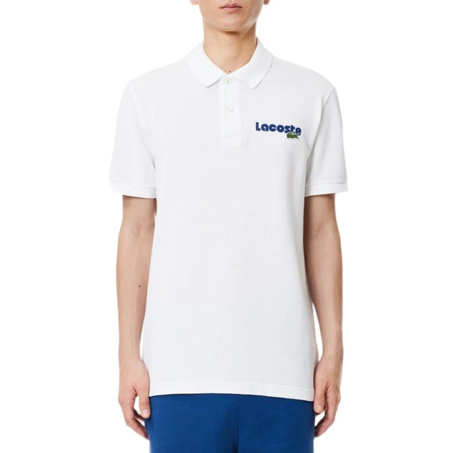 Lacoste Washed Effect Cotton Pique Polo (White) PH7426-51 - Image 3