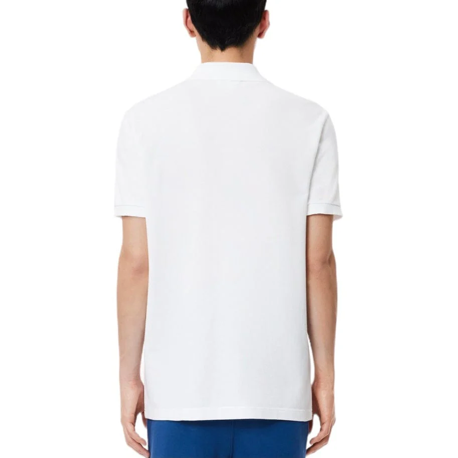 Lacoste Washed Effect Cotton Pique Polo (White) PH7426-51 - Image 4