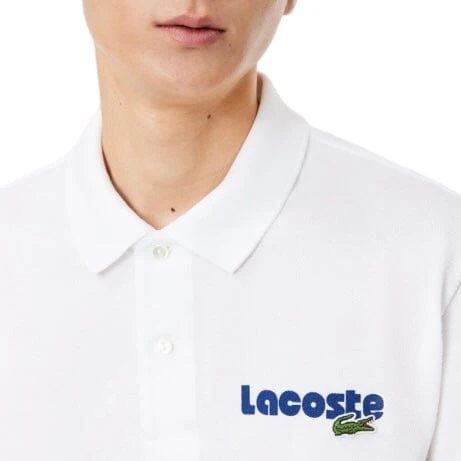 Lacoste Washed Effect Cotton Pique Polo (White) PH7426-51 - Image 5