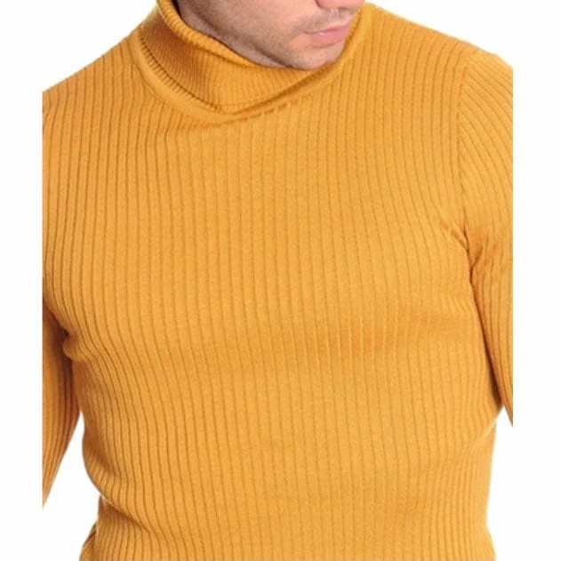 LCR Black Edition Turtleneck Sweater (Mustard) 1670C - Image 2