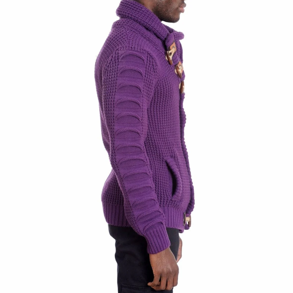 LCR Cardigan Sweater (Purple) 5587 - Image 2