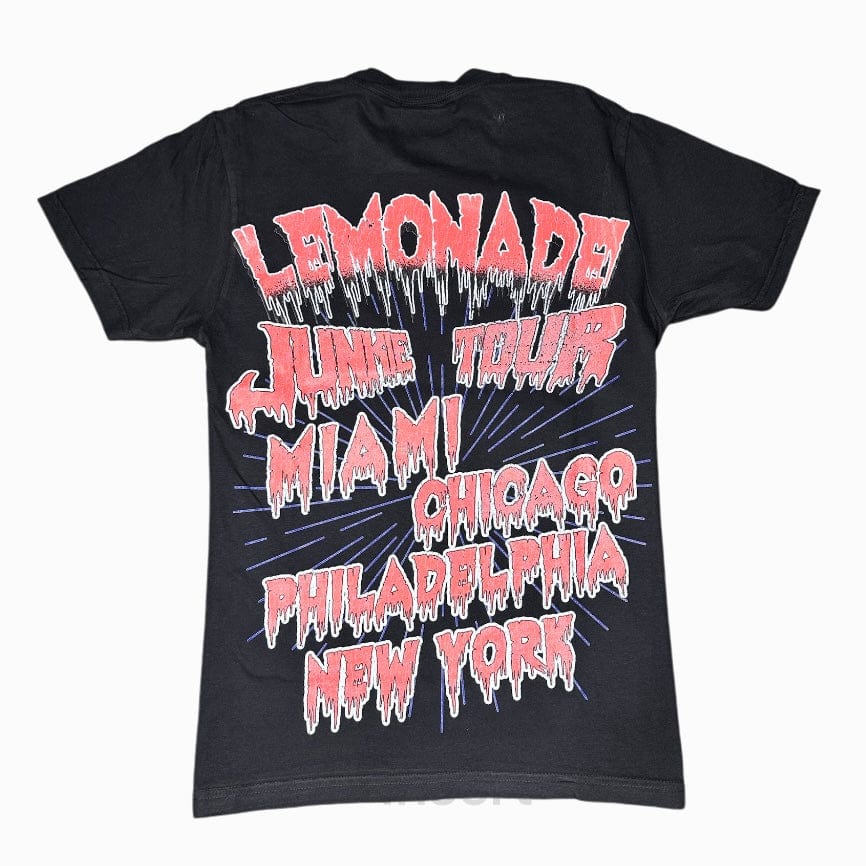 Lemonade Junkie Worldwide Junkie Tee (Washed Black) LJ-084324 - Image 2