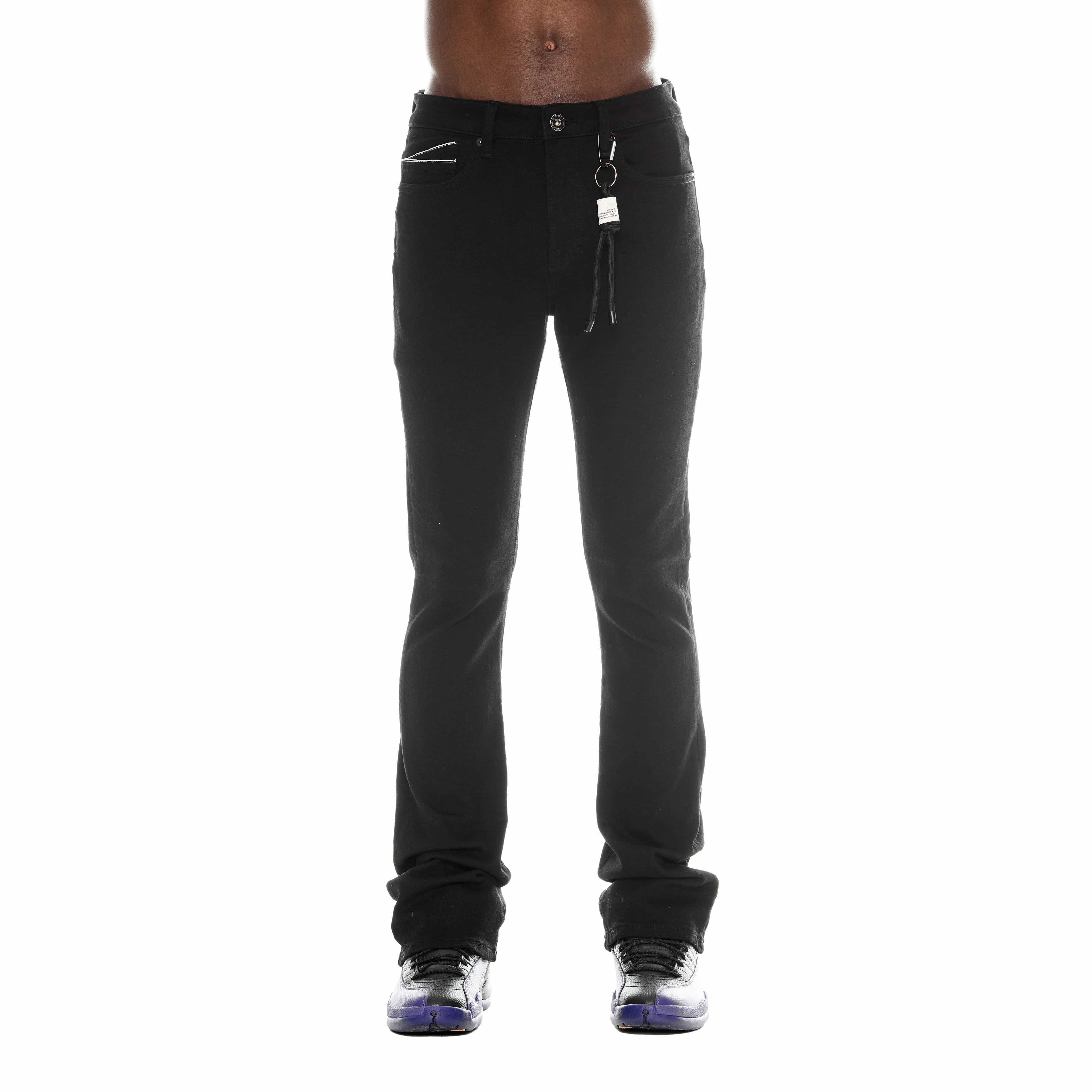 LENNY BOOTCUT JEANS IN TRIPLE BLACK - Image 2