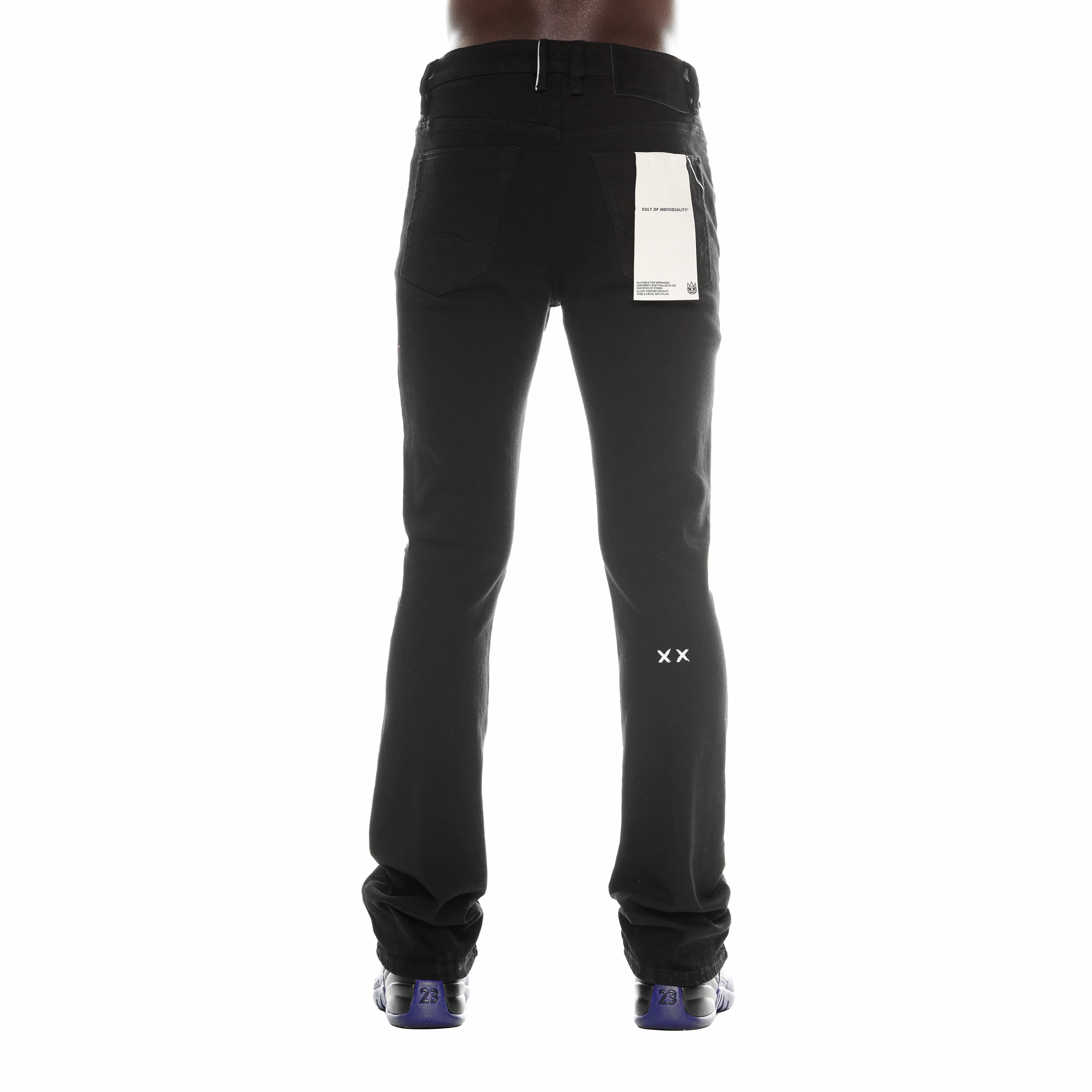 LENNY BOOTCUT JEANS IN TRIPLE BLACK - Image 3