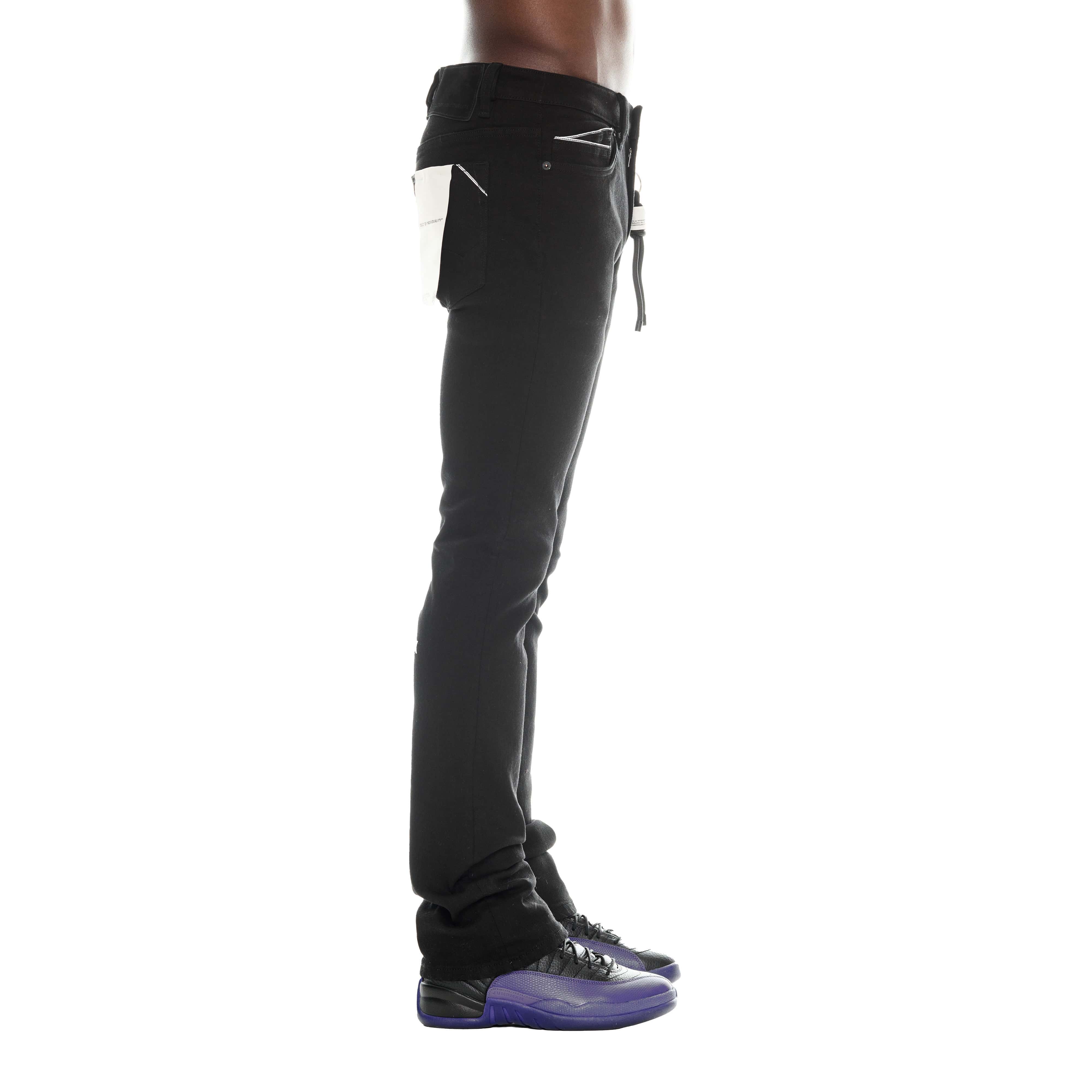 LENNY BOOTCUT JEANS IN TRIPLE BLACK - Image 4