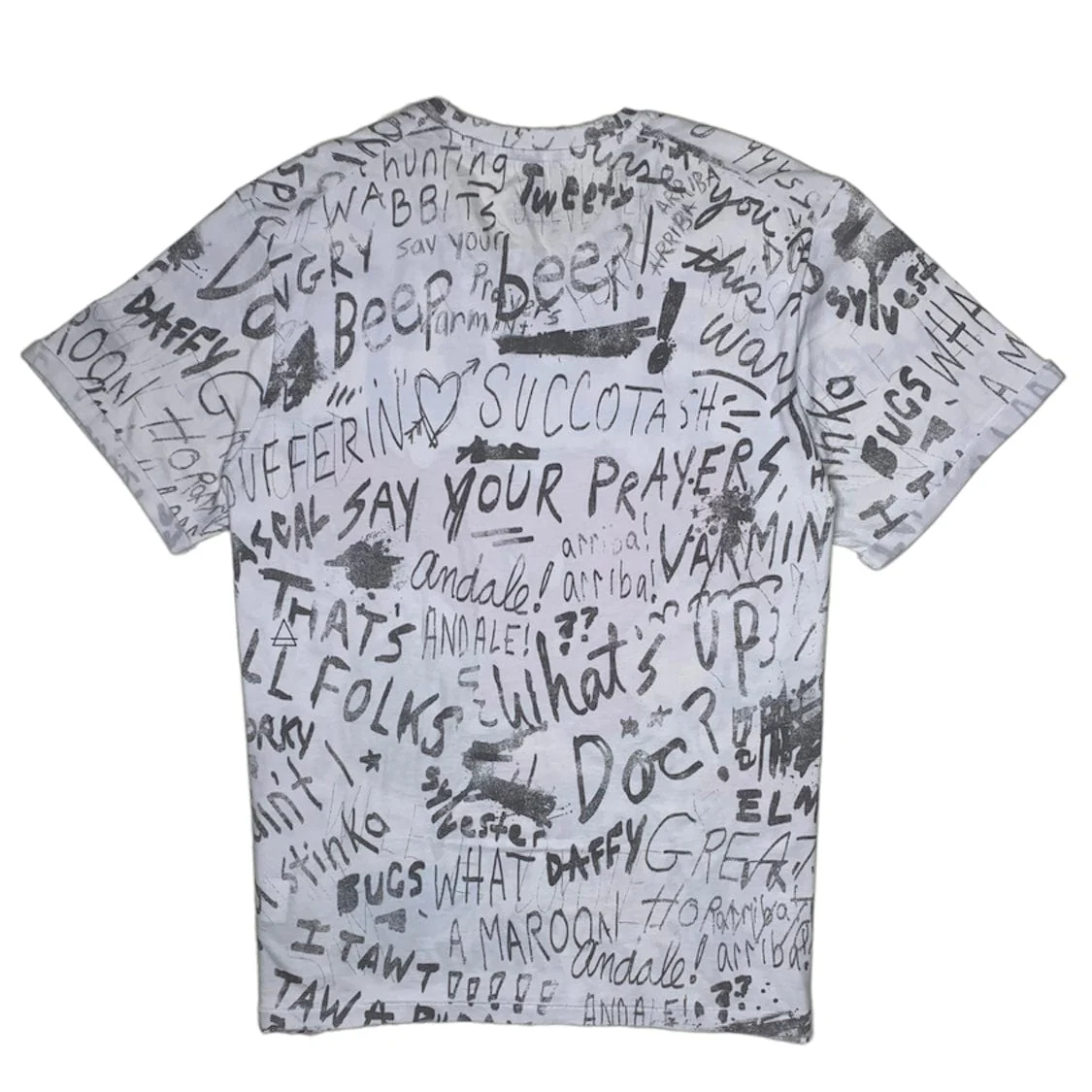Life Is A Joke Looney Tunes T-Shirt (White) - 1ZF1TS312 - Image 2