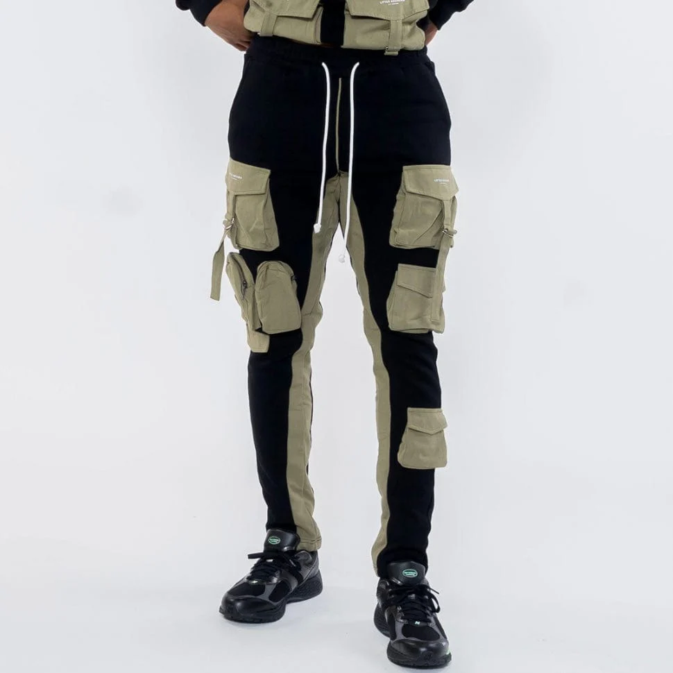 Lifted Anchors Military Combo Hoodie (Black/Olive) LAFA121-3 - Image 3