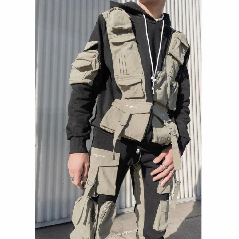 Lifted Anchors Military Combo Hoodie (Black/Olive) LAFA121-3 - Image 7