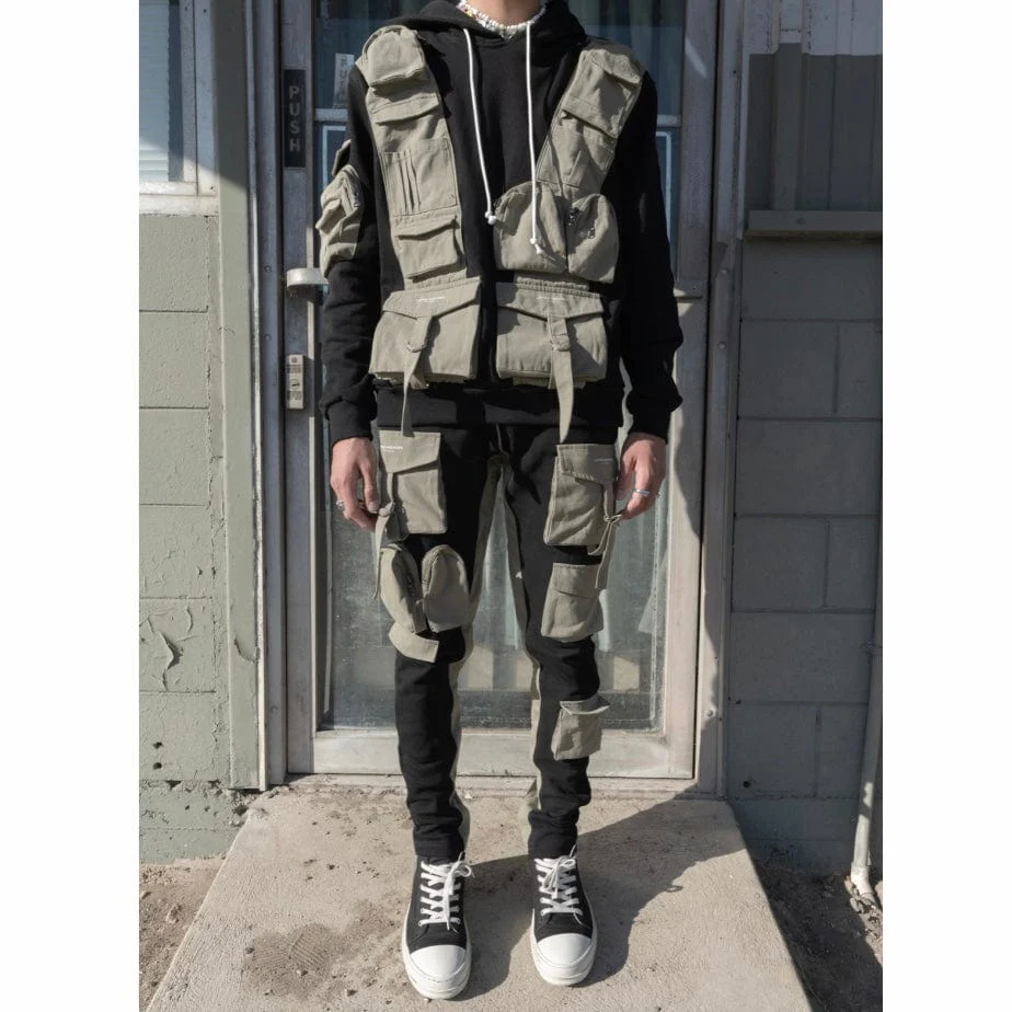 Lifted Anchors Military Combo Hoodie (Black/Olive) LAFA121-3 - Image 8