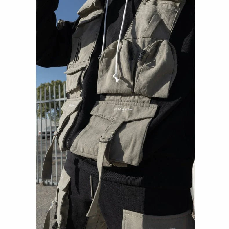 Lifted Anchors Military Combo Hoodie (Black/Olive) LAFA121-3 - Image 9