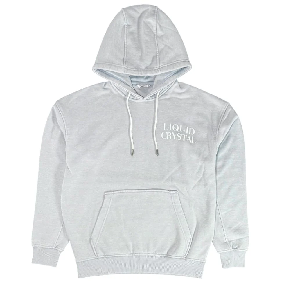 Liquid Crystals Burn Out Wash Hoodie & Short Set (Arctic Wash) - Image 2