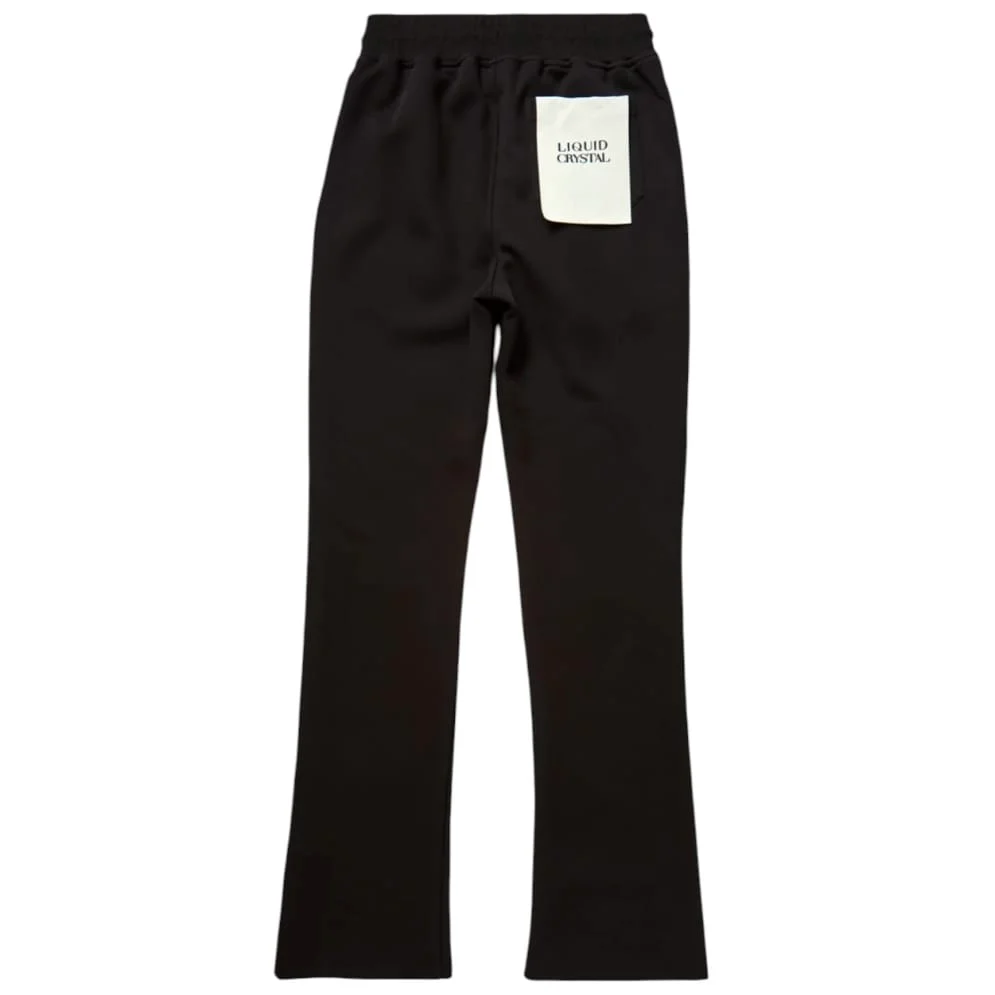 Liquid Crystals Chenille Hoodie & Pants Set (Black) - Image 5
