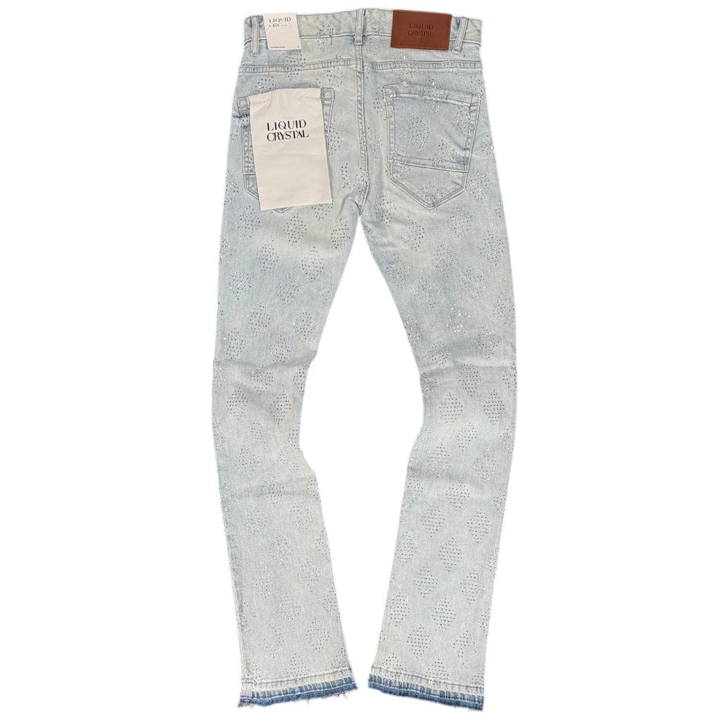 Liquid Crystals Diamond Crystals Denim (Ice Blue) JTF2317 - Image 2
